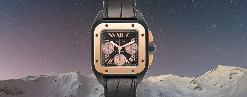 Genuine Cartier Santos 100 Watches for Sale by diamondsourcenyc.com