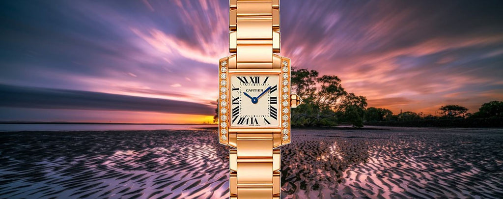 Genuine Cartier Tank Francaise Watches for Sale by diamondsourcenyc.com
