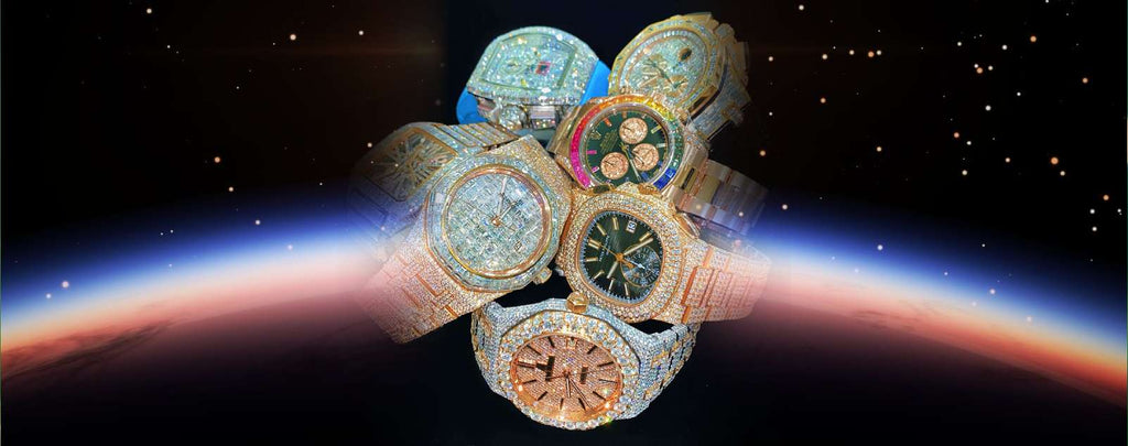 Iced Out Watches | Rolex, Patek, Hublot, Mille, Audemars Piguet & Cartier for sale by Diamond Source NYC