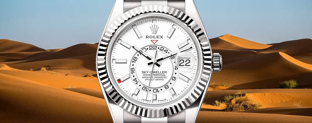 Genuine Rolex Sky Dweller White Gold Watches for sale by Diamond Source NYC