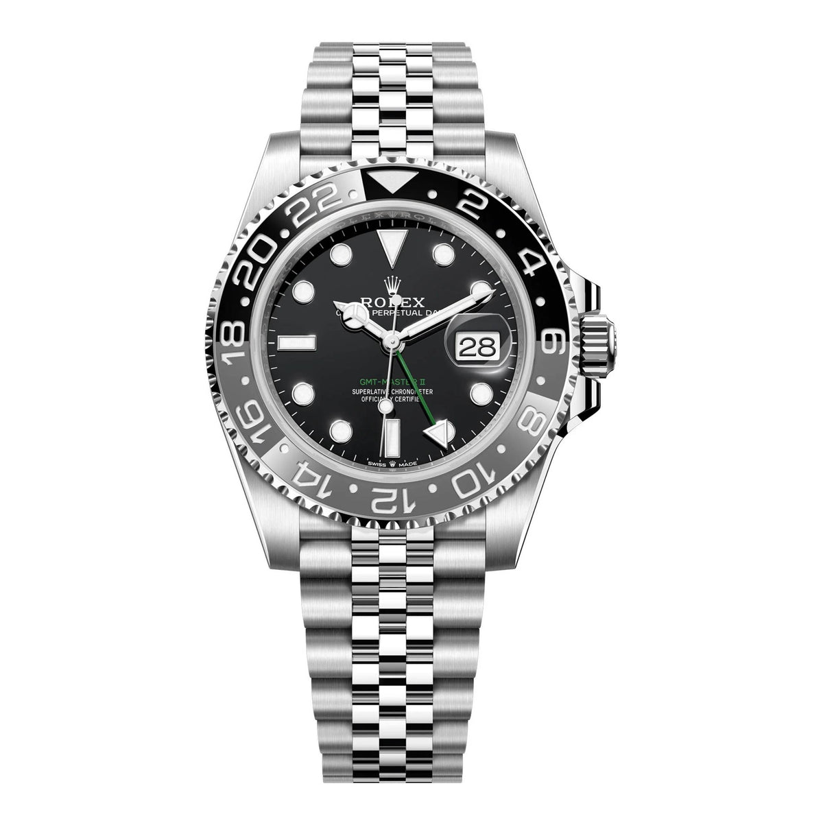 Rolex GMT Master II 40mm Ref 126710GRNR 0003 Black Dial Black B