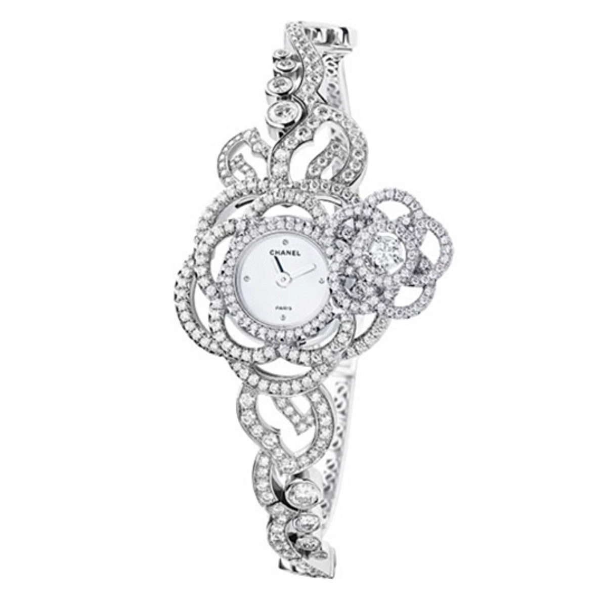 Chanel camelia clearance watch