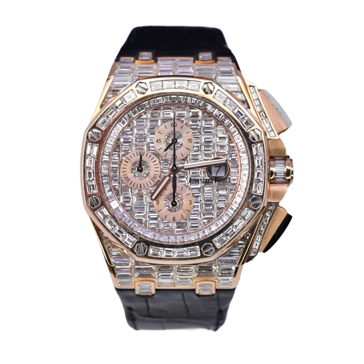 Iced out 2024 audemars piguet skeleton