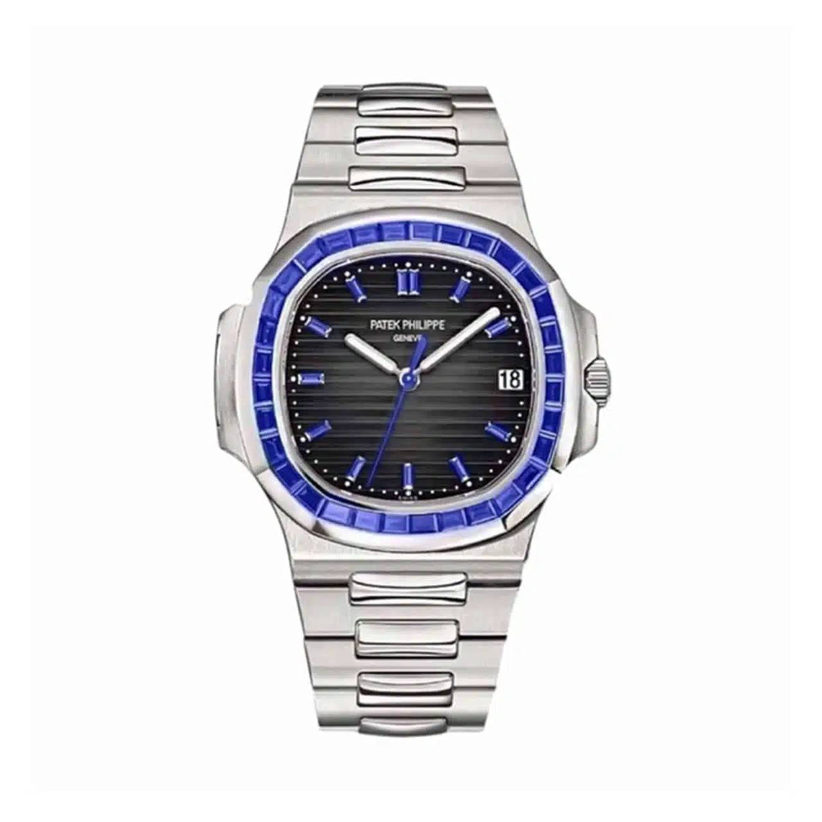 Patek Philippe Nautilus 40mm Watch Ref 5711 111p Blue Sapphire in