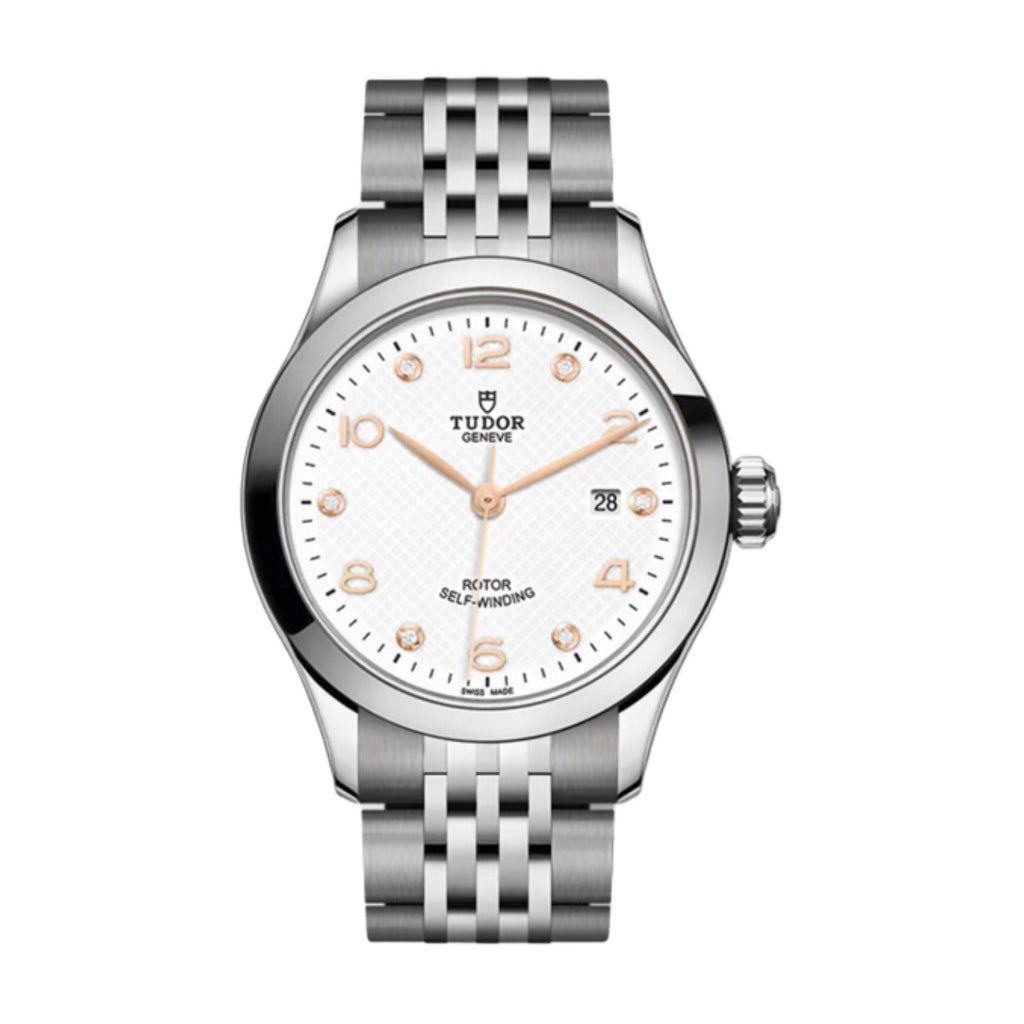 Tudor 1926 28mm | Stainless Steel bracelet | White diamond-set dial | Ladies Watch M91350-0013