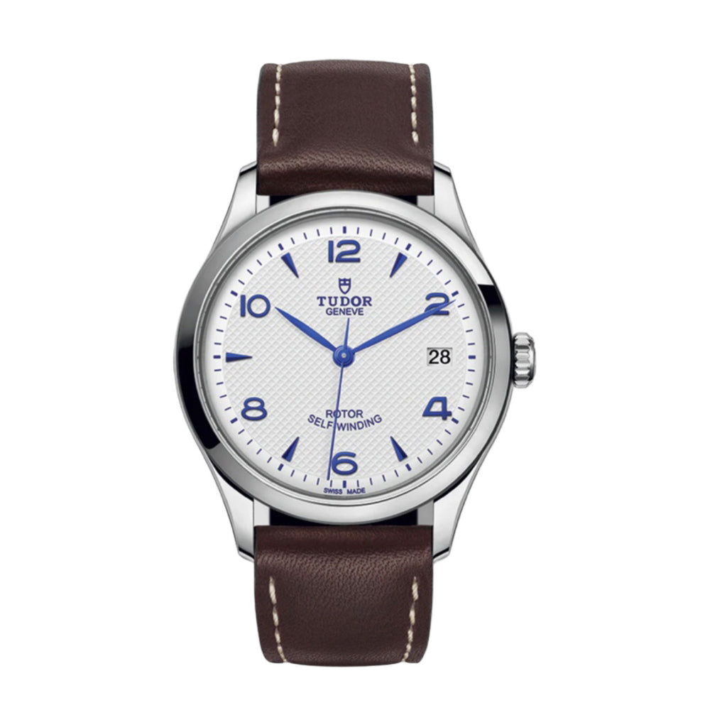 Tudor 1926 36mm | Brown leather strap | Opaline and blue dial | Men's Watch M91450-0010