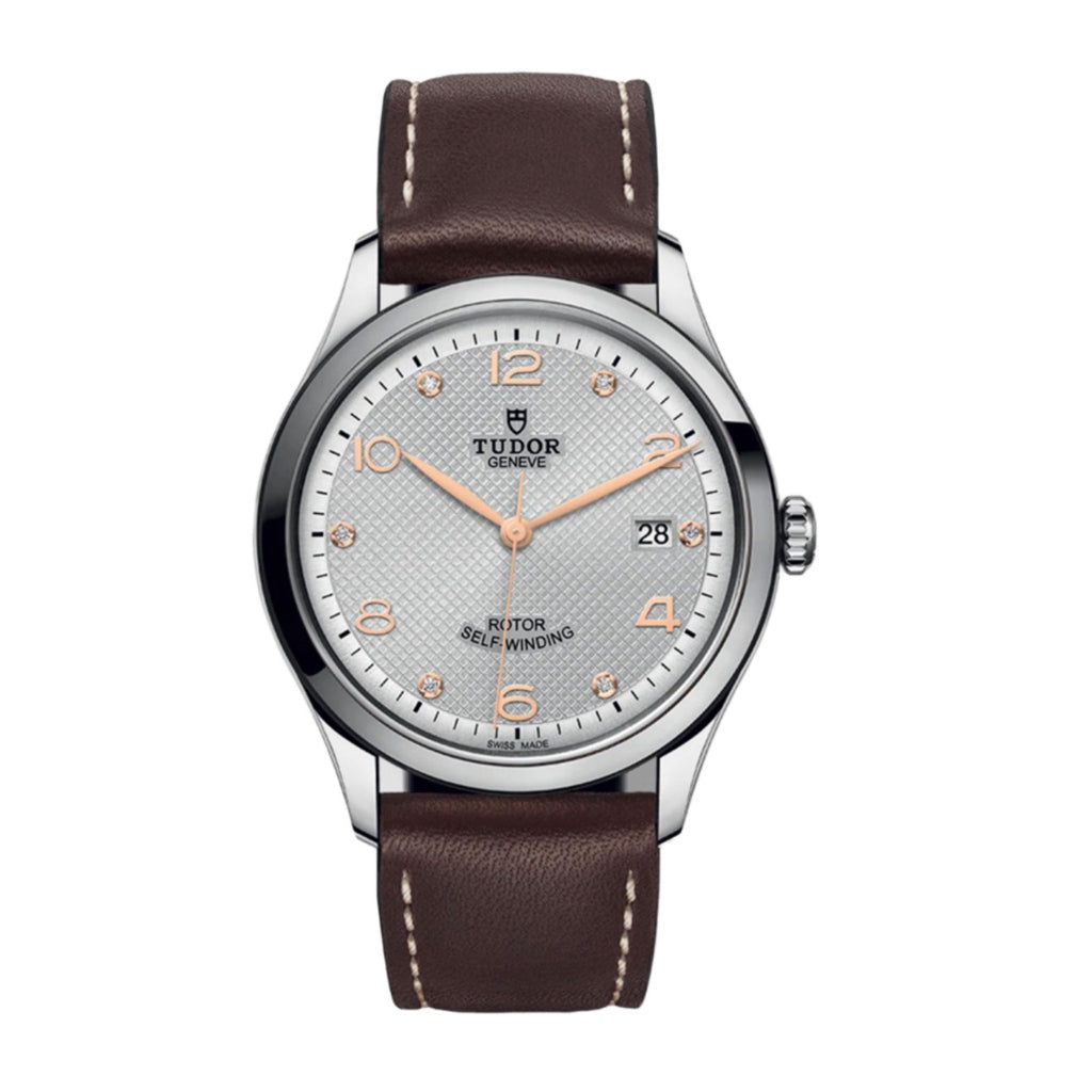 Tudor 1926 39mm | Brown leather strap | Silver dial | Men's Watch M91550-0007