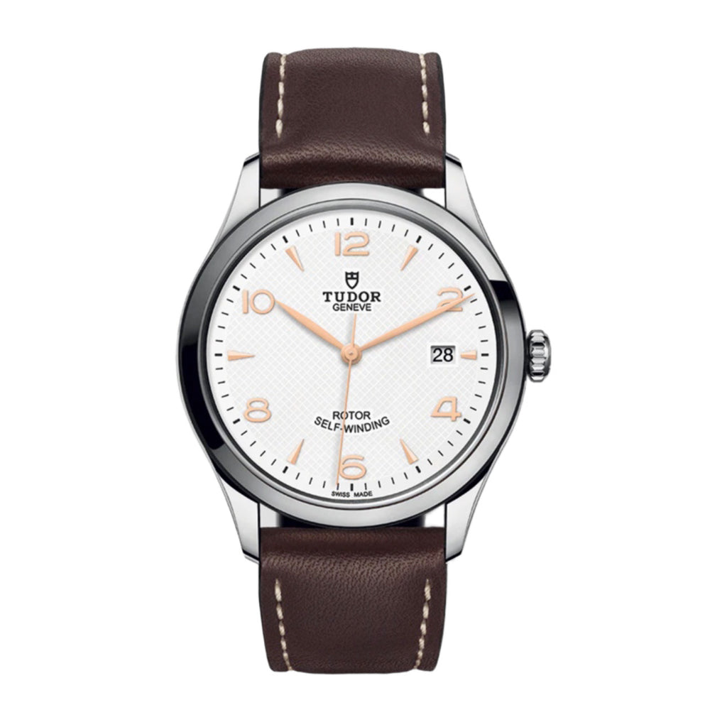 Tudor 1926 39mm | Brown leather strap | White dial | Men's Watch M91550-0012