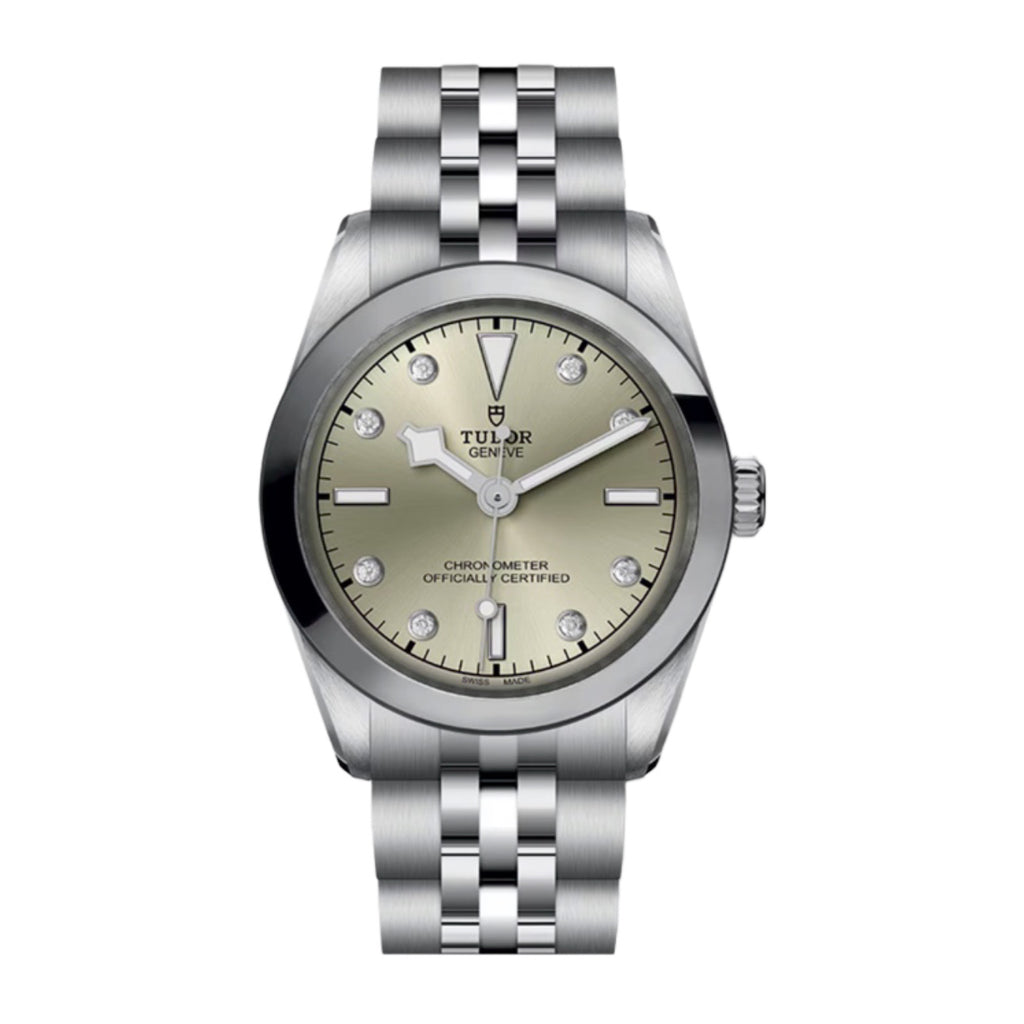 Tudor Black Bay 31mm | stainless steel bracelet | Light champagne-color Diamond Dial | Unisex Watch ref. M79600-0006