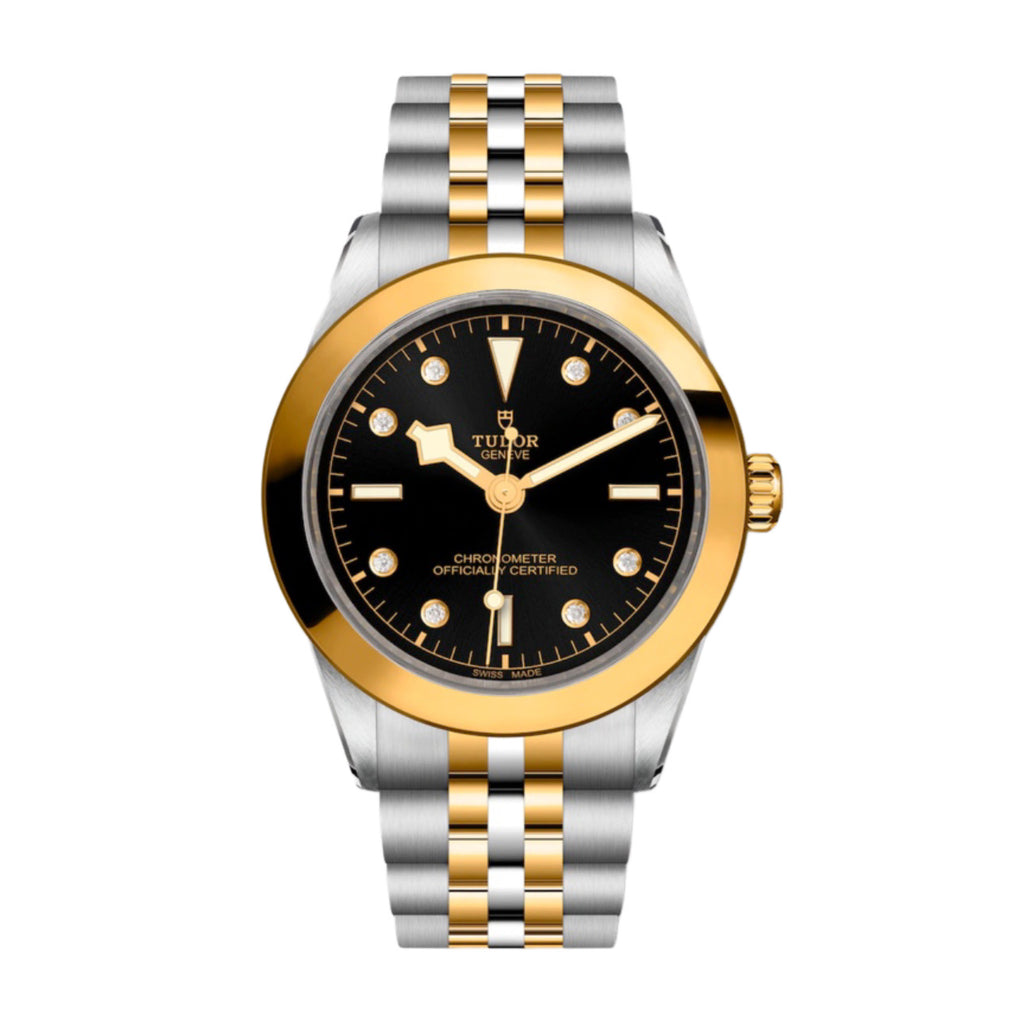Tudor Black Bay 39 S&G | Steel and yellow gold bracelet | Black Diamond Dial | Men's Watch ref. M79663-0006