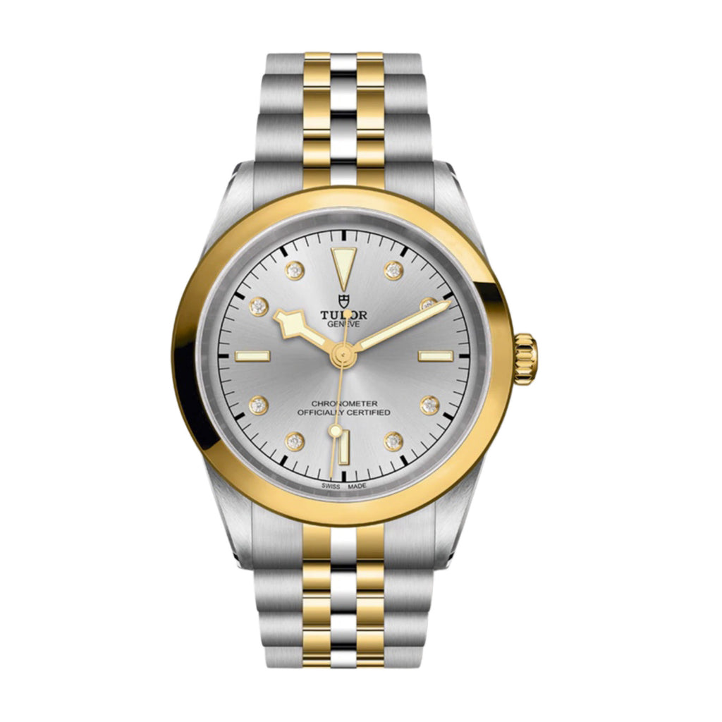 Tudor Black Bay 41 S&G | Steel and yellow gold bracelet | Silver Diamond Dial | Men's Watch ref. M79683-0007