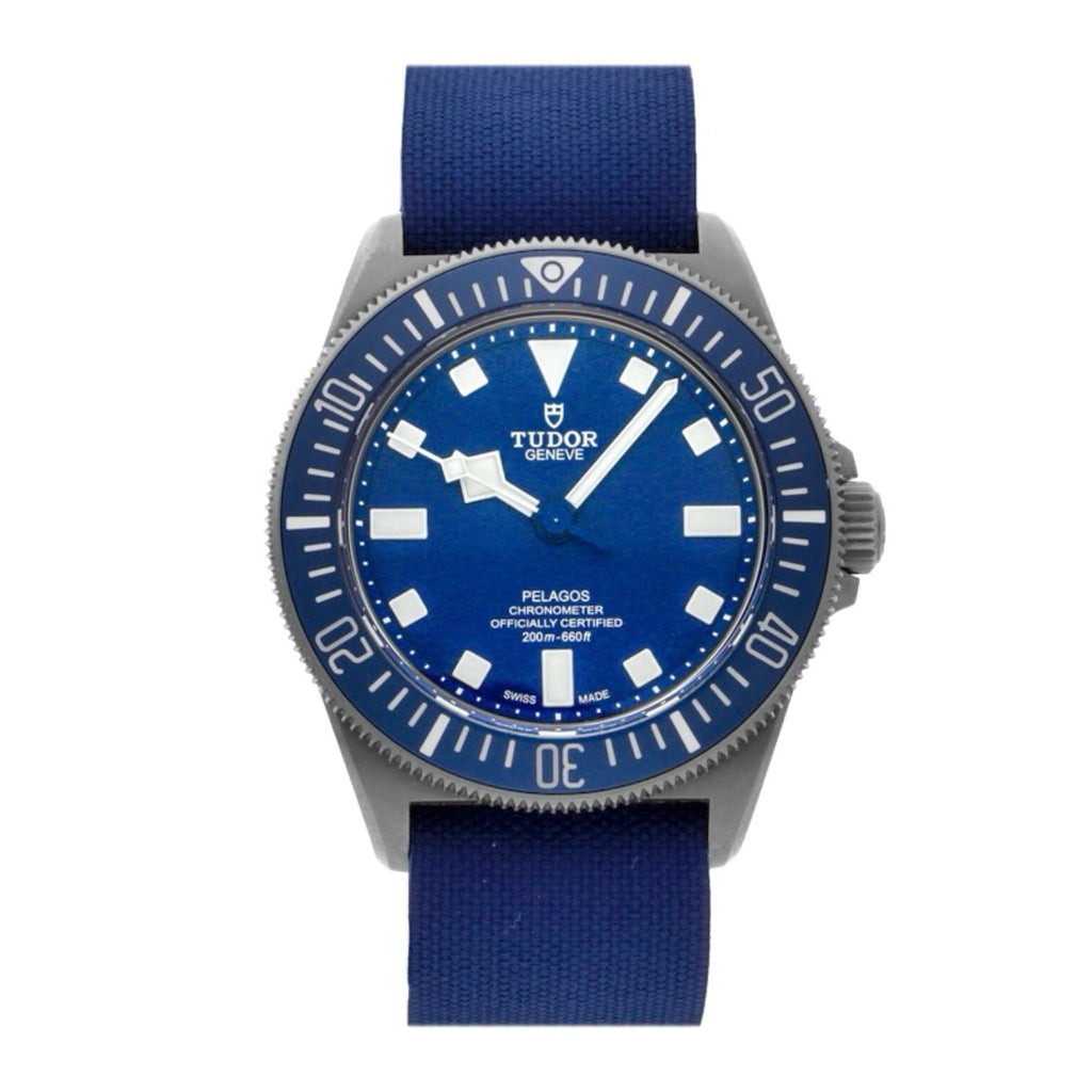Tudor Pelagos FXD 42mm | Nylon Strap | Blue Dial | Titanium Case | Men's Watch ref. M25707/21
