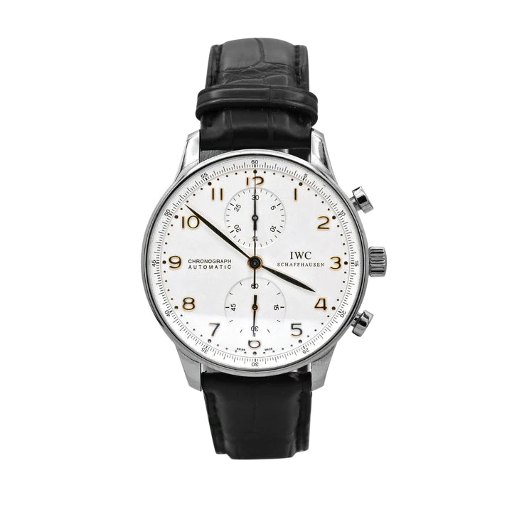 IWC, Portuguese Automatic Chronograph, 41mm, Stainless Steel, Silver dial, Watch, Ref. # IW371401