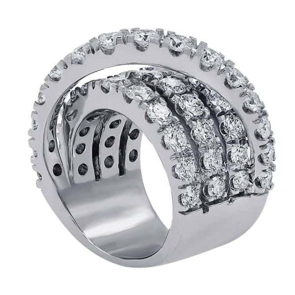 14kt White gold 8CT diamond cocktail ring RN-38002, Main view