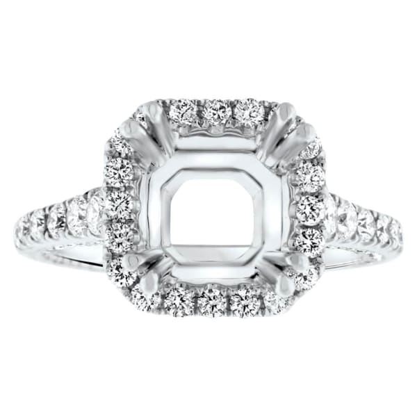 18kt White Gold Diamond Setting Prong Set With A Halo Total 1.40ct KR11400XD250A-1