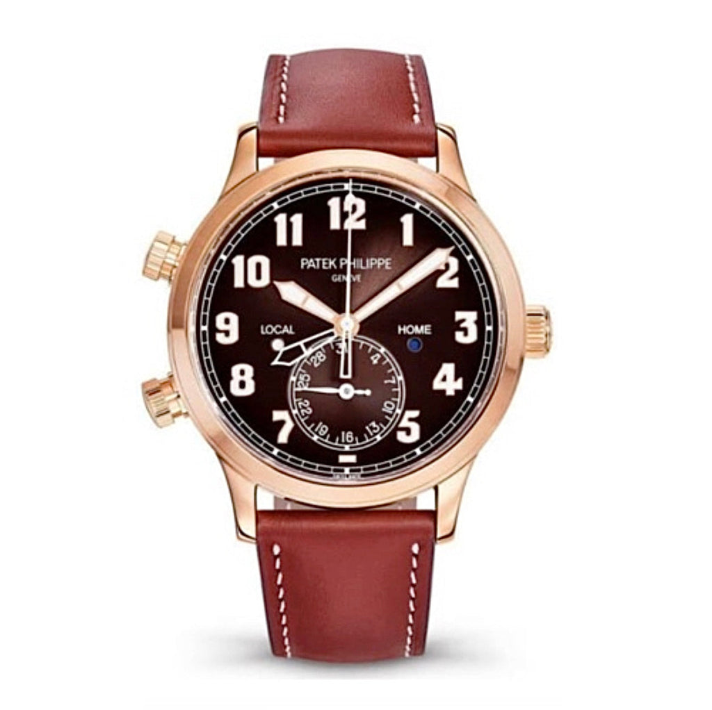 Patek Philippe, Complications 18k Rose Gold 5524R-001 with Brown Sunburst dial Watch, Ref. #
