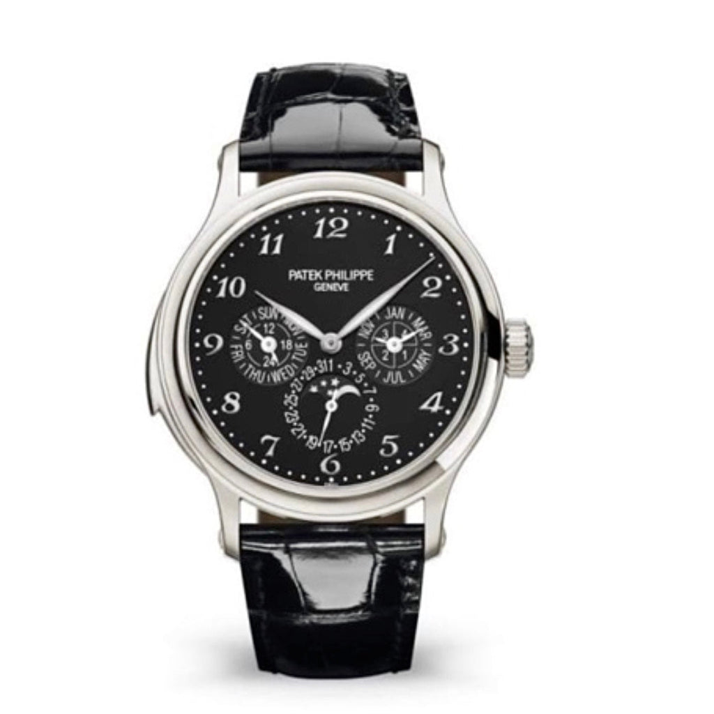 Patek Philippe, Grand Complications Platinum 5374P-001 with Authentic Black Enamel dial Watch, Ref. #