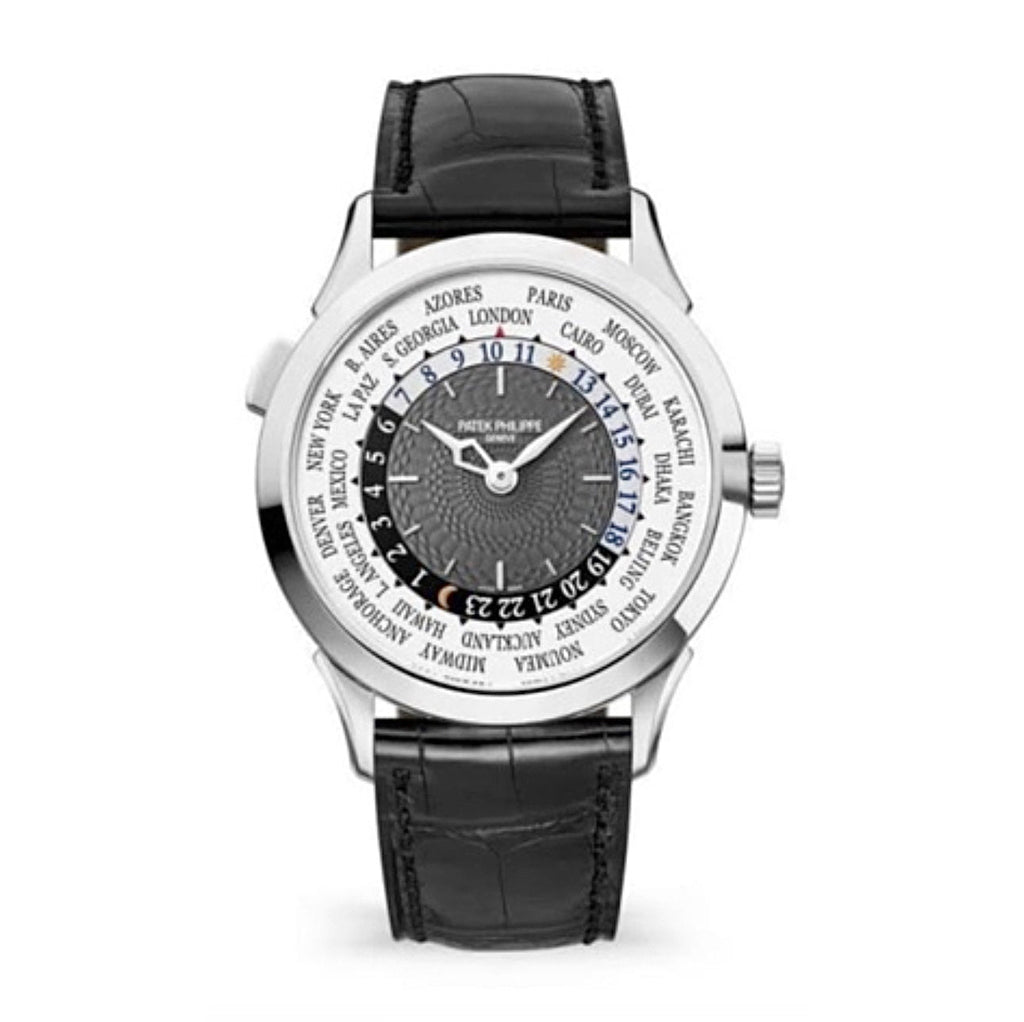 Patek Philippe, Complications 18k White Gold 5230G-014 with Charcoal Gray Lacquered dial Watch, Ref. #
