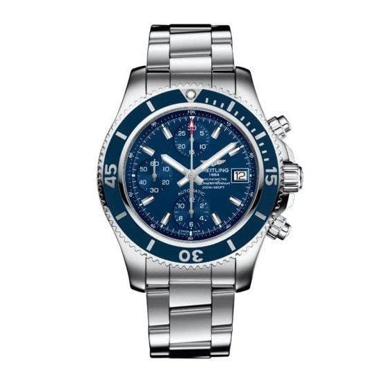 Breitling, Superocean Chronograph 42, Stainless Steel, Blue dial Watch, Ref. # A13311D11C1A1
