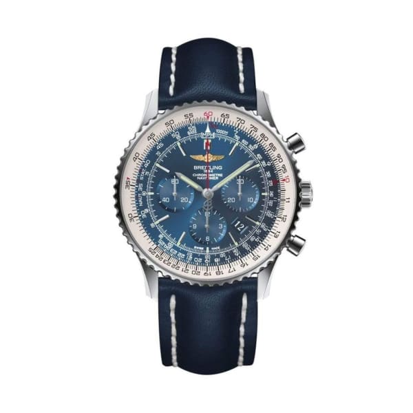 Breitling, Navitimer 01 46mm - Stainless Steel - Leather Strap Watch, Ref. # AB012721/C889