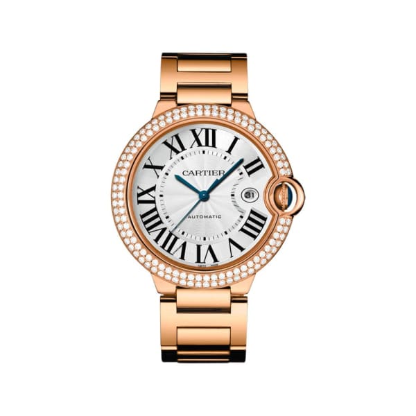 Cartier, Ballon Bleu Rose Gold Mens Watch, Ref. # WE9008Z3
