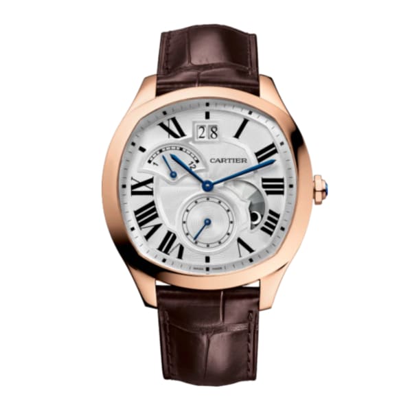 Cartier, Drive de Cartier, 40 mm Large Date Silvered Dial Watch, Ref. # 