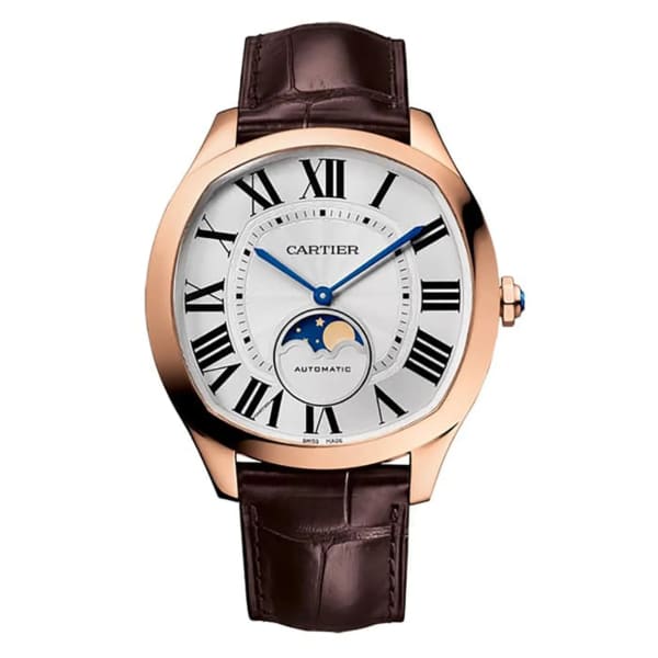 Cartier, Drive de Cartier, Moon Phases Watch 40 mm Pink Gold Watch, Ref. # WGNM0008