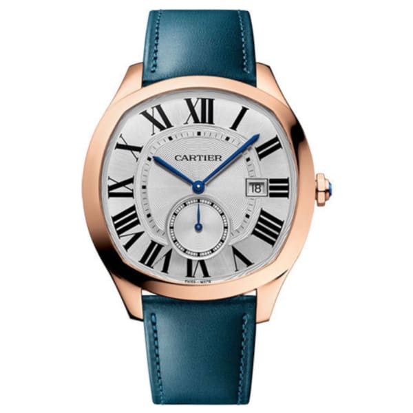 Cartier, Drive de Cartier, Watch 40 mm Pink Gold Case Silvered Watch, Ref. # WGNM0022