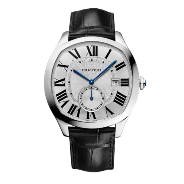 Cartier, Drive de Cartier, Watch 40 mm Steel Case Silvered Watch, Ref. # WSNM0004