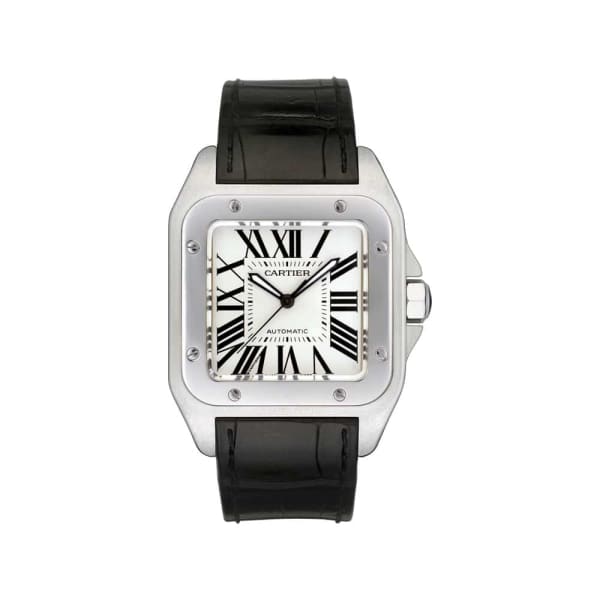 Cartier, Santos 100 Steel Automatic Large Mens Watch, Ref. # W20073X8