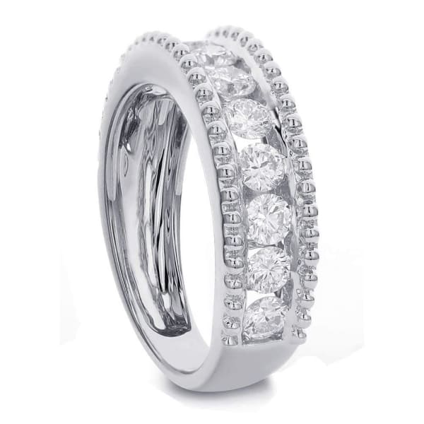 Cocktail ring with 1.10ct. of Total Diamond Weight ALR-13905, 18k White Gold