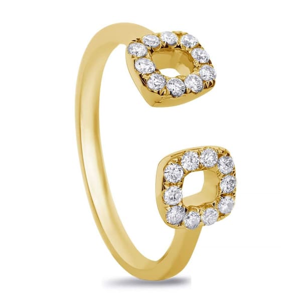 Fashion ring with 0.30ct. of Total Diamond Weight ALR-11787-14k, Yellow Gold