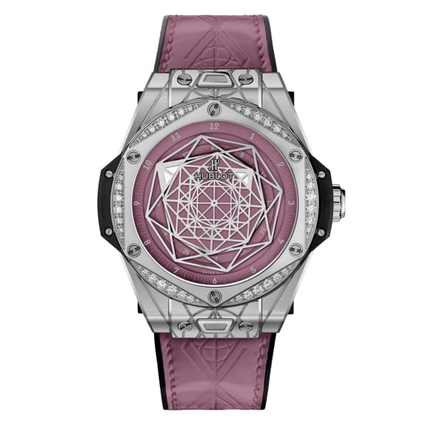 Hublot, Big Bang One Click Sang Bleu Steel Pink Diamonds Watch, Ref. # 465.SS.89P7.VR.1204.MXM20