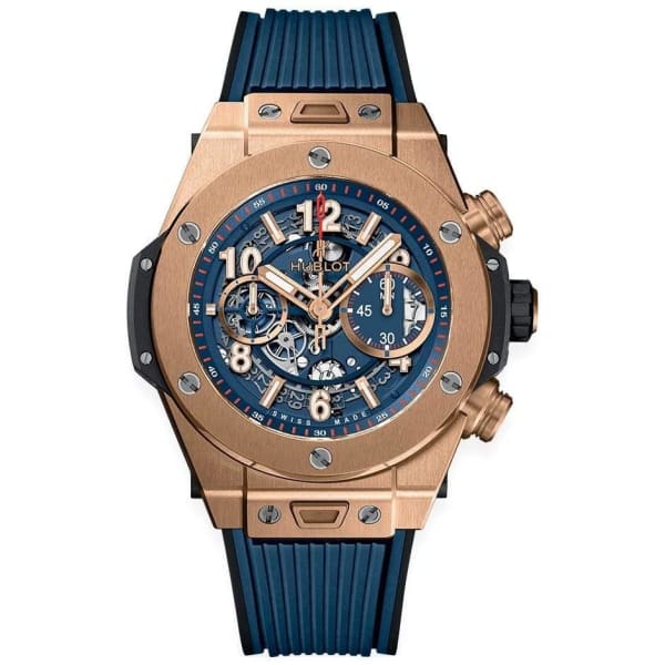 Hublot, Big Bang UNICO King Gold Blue Watch, Ref. # 411.OX.5189.RX