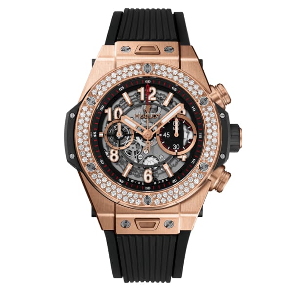 Hublot, Big Bang Unico King Gold Diamonds Watch, Ref. # 411.OX.1180.RX.1104