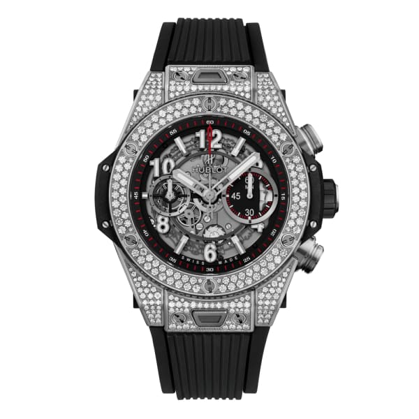 Hublot, Big Bang Unico Titanium Pavé Watch, Ref. # 411.NX.1170.RX.1704