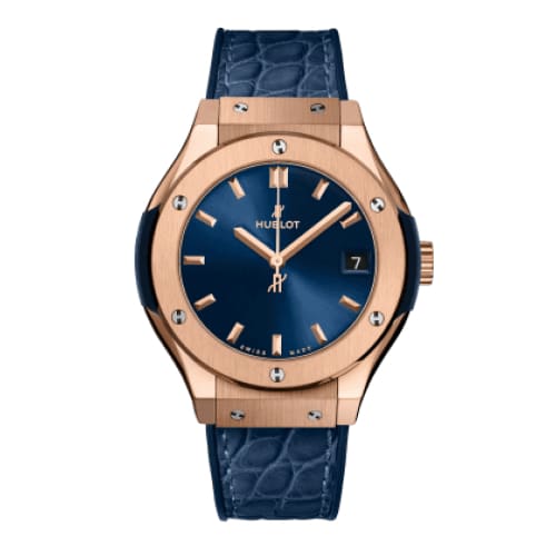 Hublot, Classic Fusion King Gold Blue Watch, Ref. # 581.OX.7180.LR