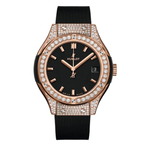 Hublot, Classic Fusion King Gold Pavé Watch, Ref. # 581.OX.1181.RX.1704
