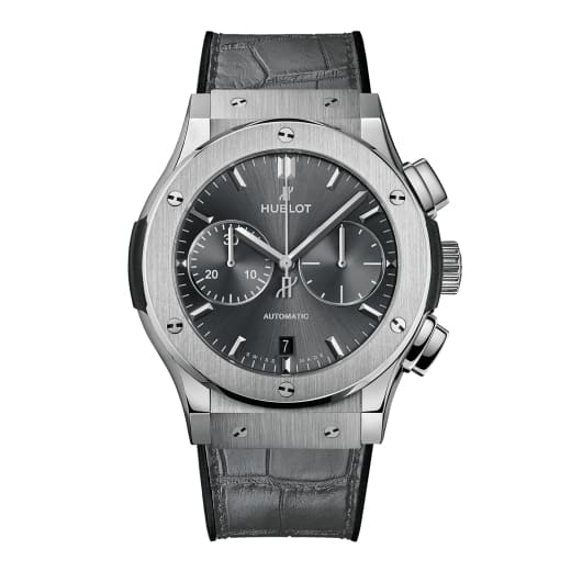 Hublot, Classic Fusion Racing Grey Chronograph Titanium Watch, Ref. # 521.NX.7071.LR