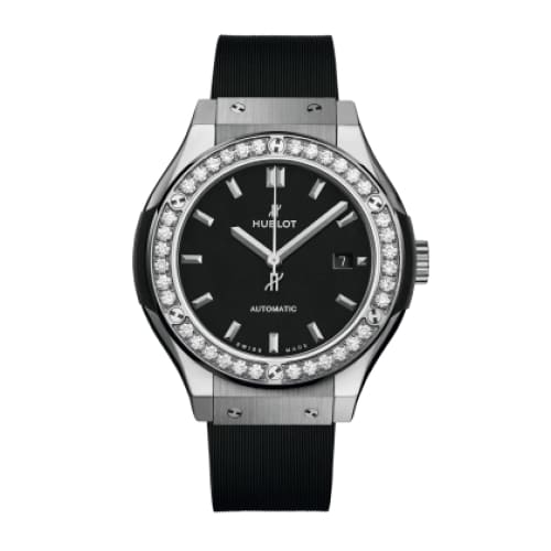 Hublot, Classic Fusion Titanium Diamonds Watch, Ref. # 582.NX.1170.RX.1204