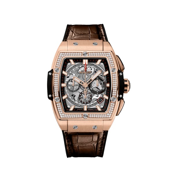 Hublot, Spirit Of Big Bang King Gold Diamonds Watch, Ref. # 641.OX.0183.LR.1104