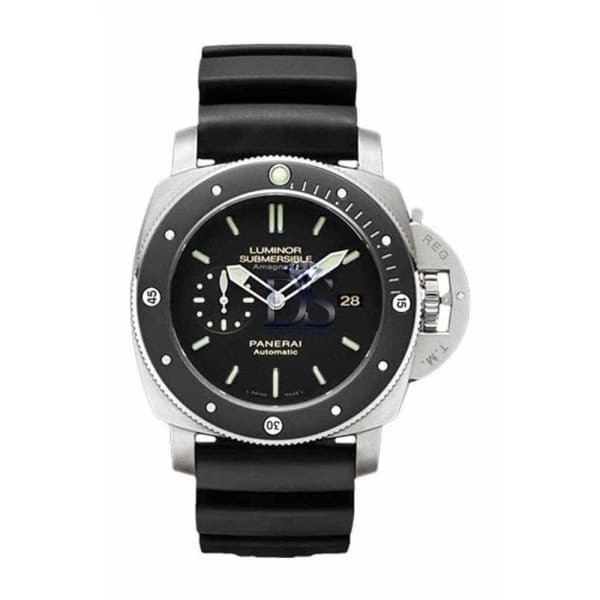 Panerai, Luminor Submersible 1950 Amagnetic Black Dial Black Rubber Men's Watch, Ref. # Pam00389