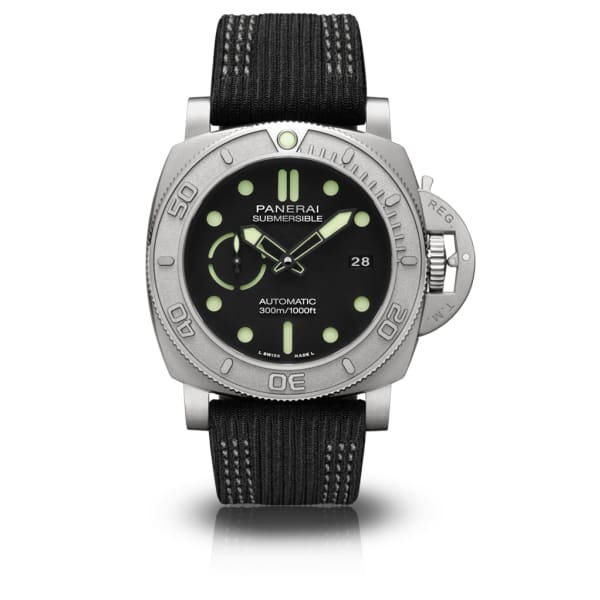 Panerai, Submersible Mike Horn Edition - 47mm, Ecotitanium™ Case, Blsck Dial Watch, Ref. # Pam00984