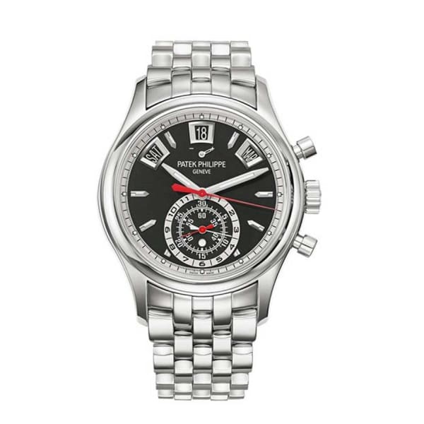 Patek Philippe, Grand Complications Chronograph Black Dial Stainless Steel Mens Watch 5960-1A-010
