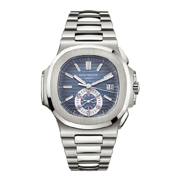 Patek Philippe, Nautilus Chronograph 40.5 mm | Stainless Steel bracelet | Blue dial | Men's Watch 5980/1A-001