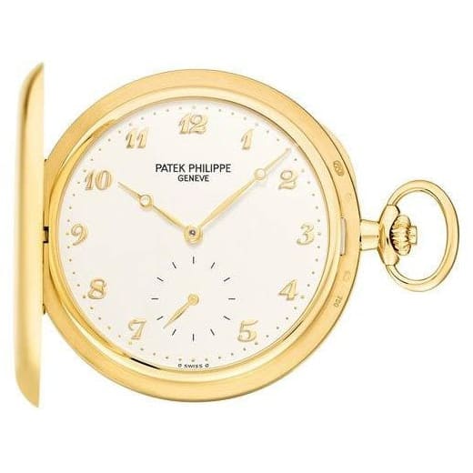 Patek Philippe, Pocket Watch 18k Yellow Gold 980J-011 with Silvery Opaline dial