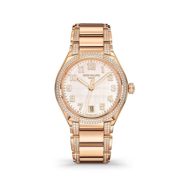 Patek Philippe, Twenty4 18k Rose Gold 7300-1201R-001 with Silvery dial Watch
