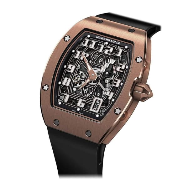 RICHARD MILLE, Automatic Extra Flat Rose Gold watch, Ref. # RM 67-01