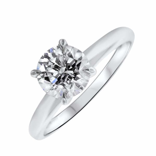 Solitaire engagement ring with 1.23ct Round brilliant cut RN-8500, Main view