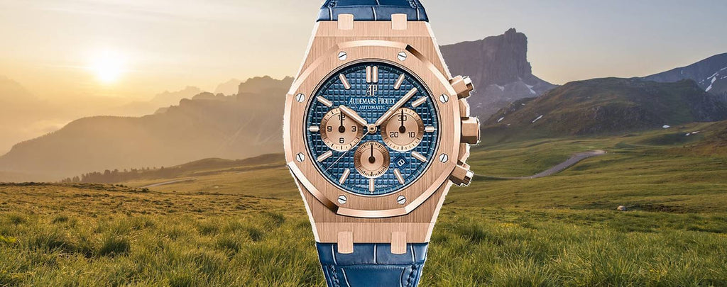 Genuine AP Royal Oak leather strap Watches by Audemars Piguet for sale by Diamond Source NYC